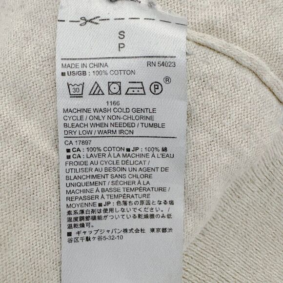 Banana Republic Intarsia Sleeping Puppies Dog Cotton Sweater Preppy Small READ - Picture 12 of 12